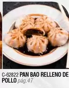 Oferta de Pan Bao Relleno De Pollo en Abordo