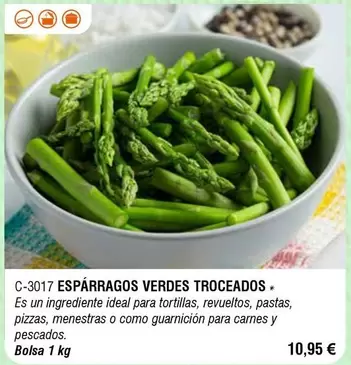 Oferta de Espárragos Verdes Troceados por 10,95€ en Abordo