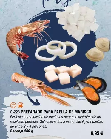 Oferta de Ideal - Preparado Para Paella De Marisco por 6,95€ en Abordo