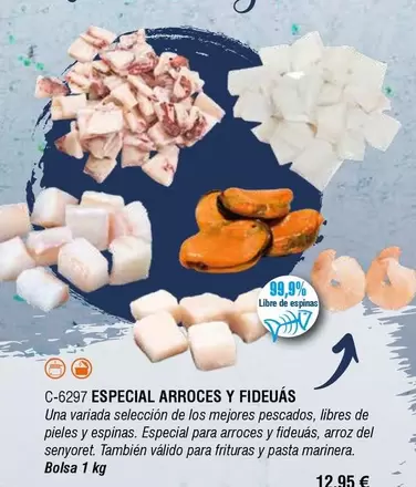 Oferta de Especial Arroces Y Fideuás por 12,95€ en Abordo