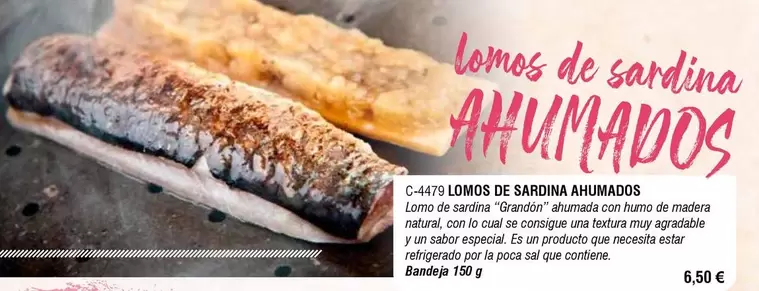 Oferta de Lomos De Sardina Ahumados por 6,5€ en Abordo