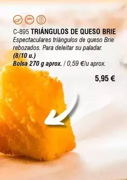 Oferta de Triángulos De Queso Brie por 5,95€ en Abordo