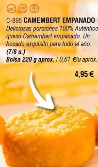 Oferta de Camembert Empanado por 4,95€ en Abordo