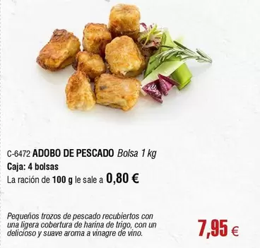 Oferta de Adobo De Pescado por 7,95€ en Abordo