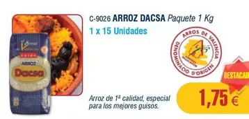 Oferta de Dacsa - Arroz por 1,75€ en Abordo