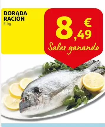 Oferta de Dorada - Dorada Racion por 8,49€ en Alcampo