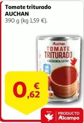 Oferta de Auchan - Tomate Triturado por 0,62€ en Alcampo