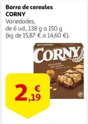 Oferta de Corny -  Barra De Cereales por 2,19€ en Alcampo