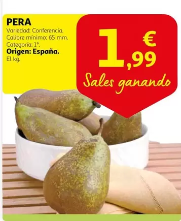 Oferta de Origen - Pera por 1,99€ en Alcampo