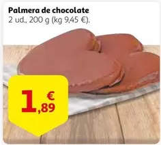 Oferta de Palmera De Chocolate por 1,89€ en Alcampo