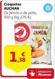 Oferta de Auchan - Croquetas por 1,38€ en Alcampo