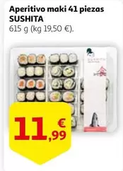 Oferta de Sushita - Aperitivo Maki 41 Piezas por 11,99€ en Alcampo