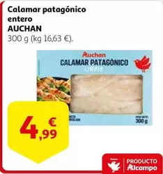 Oferta de Auchan - Calamar Patagonico Entero por 4,99€ en Alcampo