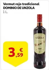 Oferta de Vermut Rojo Tradicional por 3,59€ en Alcampo