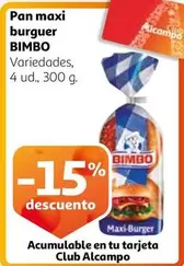 Oferta de Pan -  Maxi Burger en Alcampo