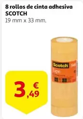 Oferta de Scotch - 8 Rollos De Cinta Adhesiva por 3,49€ en Alcampo