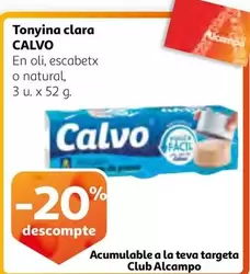 Oferta de Calvo - Tonyina Clara en Alcampo