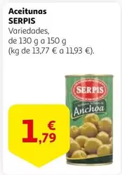 Oferta de Serpis - Aceitunas por 1,79€ en Alcampo