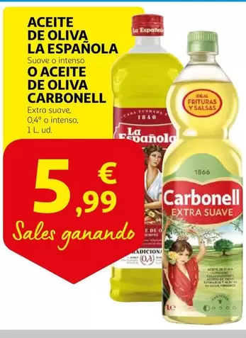 Oferta de La Española - Aceite De Oliva por 5,99€ en Alcampo