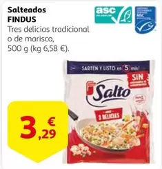 Oferta de Findus - Salteados por 3,29€ en Alcampo