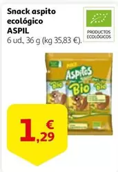 Oferta de Snack -  Aspito Ecológico por 1,29€ en Alcampo