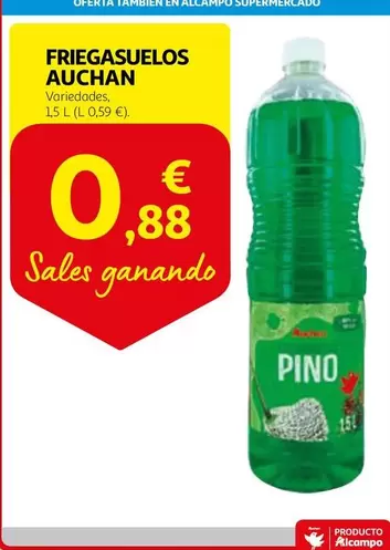 Oferta de Auchan - Friegasuelos por 0,88€ en Alcampo