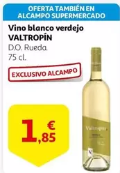 Oferta de Alcampo - Vino Blanco Verdejo por 1,85€ en Alcampo