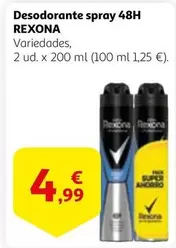 Oferta de Rexona - Desodorante Spray por 4,99€ en Alcampo