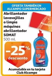 Oferta de Somat - Abrillantador Lavavajillas O Limpia Máquinas Abrillantador en Alcampo