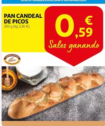 Oferta de Pan -  Candeal De Picos por 0,59€ en Alcampo