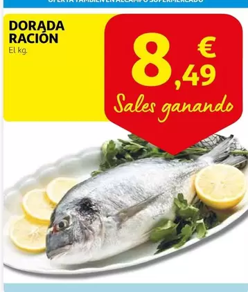 Oferta de Dorada - Dorada Ración por 8,49€ en Alcampo