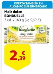 Oferta de Bonduelle - Maiz Dulce por 2,39€ en Alcampo