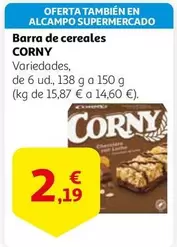 Oferta de Alcampo - Corny Barra De Cereales por 2,19€ en Alcampo