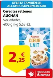 Oferta de Auchan - Cereales Rellenos por 2,25€ en Alcampo