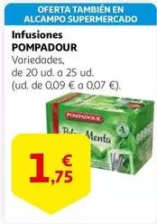 Oferta de Pompadour - Infusiones por 1,75€ en Alcampo