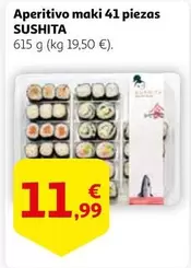 Oferta de Sushita - Aperitivo Maki 41 Piezas por 11,99€ en Alcampo