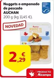 Oferta de Auchan - Nuggets O Empanado De Pescado por 2,29€ en Alcampo