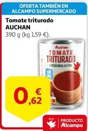 Oferta de Auchan - Tomate Triturado por 0,62€ en Alcampo