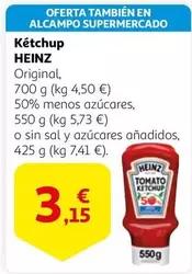 Oferta de Heinz - Kétchup por 3,15€ en Alcampo