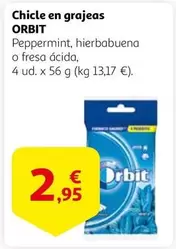 Oferta de Orbit - Chicle En Grajeas por 2,95€ en Alcampo