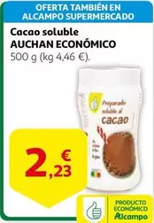 Oferta de Auchan - Cacao Soluble por 2,23€ en Alcampo