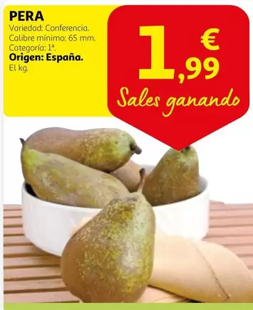 Oferta de Origen - Pera por 1,99€ en Alcampo