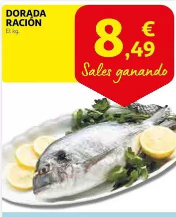 Oferta de Dorada - Dorada Racion por 8,49€ en Alcampo