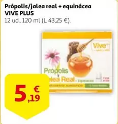 Oferta de Viveplus - Propolis/Jalea Real + Equinãcea por 5,19€ en Alcampo