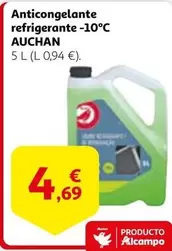 Oferta de Auchan - Anticongelante Refrigerante por 4,69€ en Alcampo