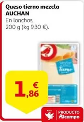 Oferta de Auchan - Queso Tierno Mezcla por 1,86€ en Alcampo