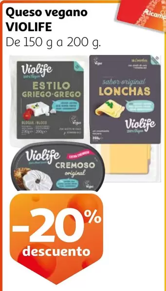 Oferta de Violife - Queso Vegano en Alcampo