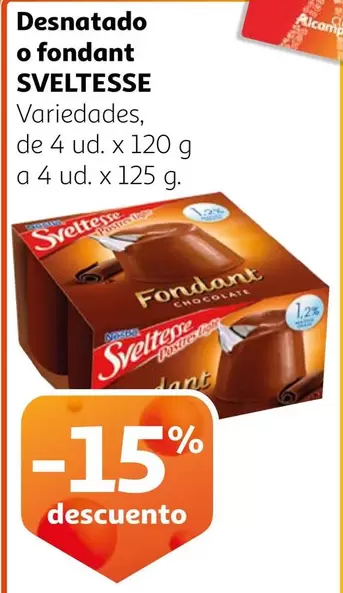 Oferta de Sveltesse - Desnatado O Fondant en Alcampo