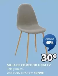 Oferta de Silla De Comedor Tinglev por 30€ en JYSK