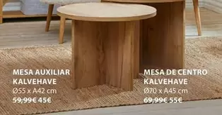 Oferta de Mesa De Centro Kalvehave por 45€ en JYSK